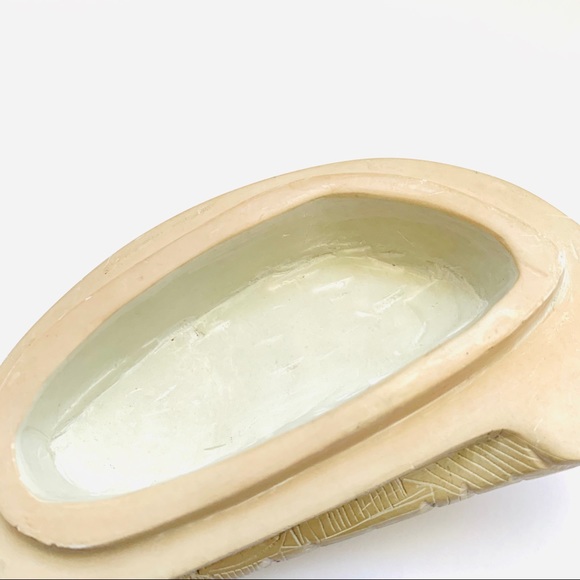 Vintage elephant hand carved soapbox from Kenya - Picture 6 of 8